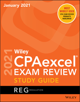 Paperback Wiley CPAexcel Exam Review January 2021 Study Guide: Regulation Book