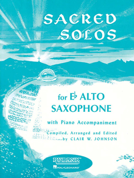 Paperback Sacred Solos: Alto Sax and Piano Book