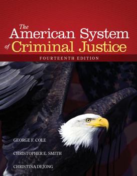 Hardcover The American System of Criminal Justice Book