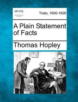 Paperback A Plain Statement of Facts Book