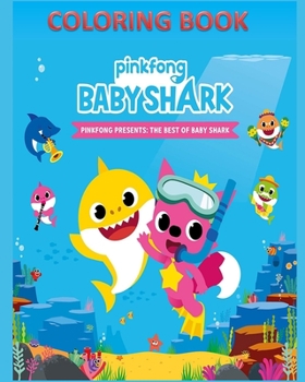 Paperback Coloring Book: Pink Fong BABY SHARK Book