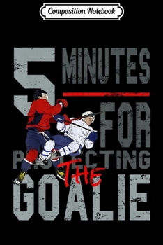 Paperback Composition Notebook: Funny Ice Hockey Defenseman Journal/Notebook Blank Lined Ruled 6x9 100 Pages Book