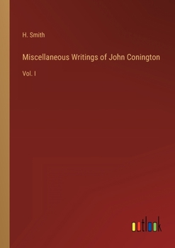 Paperback Miscellaneous Writings of John Conington: Vol. I Book