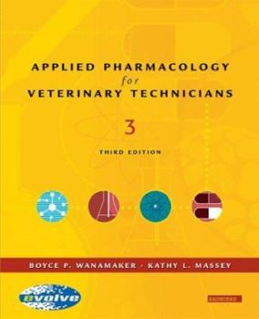 Paperback Applied Pharmacology for the Veterinary Technician Book