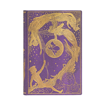 Diary Paperblanks Violet Fairy Lang's Fairy Books Hardcover Journal Mini Unlined Elastic Band Closure 176 Pg 85 GSM Book