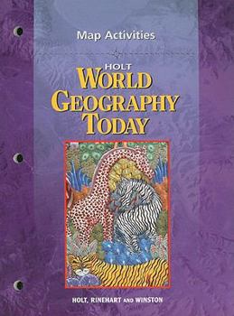 Paperback Holt World Geography Today Map Activities Book