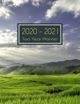 2020-2021 Two Year Planner : The Light under Blue Sky Two Year Planner, Two Year Calendar 2020-2021, Daily Monthly Planner 2020 Size 8. 5 X 11 Inch, 24 Months Calendar, Business Planners, Agenda, Sche