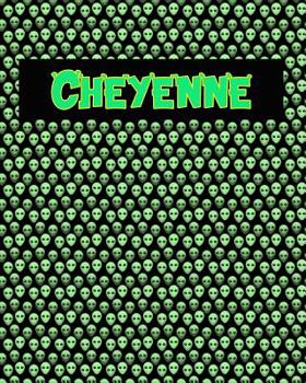 Paperback 120 Page Handwriting Practice Book with Green Alien Cover Cheyenne: Primary Grades Handwriting Book