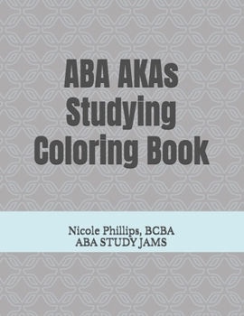 Paperback ABA AKAs Studying Coloring Book