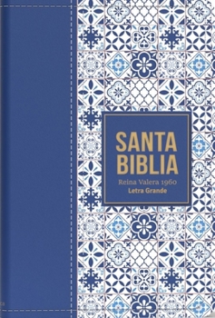 Leather Bound Biblia Rvr 1960 Letra Grande Tamaño Manual Símil Piel Azul Claro(bible Rvr 1960 Large Print Handsize Leatherlike Tiles Light Blue (Spanish Edition) [Spanish] Book