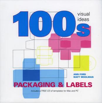 Paperback 100 Visual Packaging & Labels [With DVD] Book