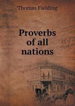 Paperback Proverbs of all nations Book