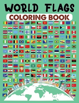 Paperback Word Flags Coloring Book