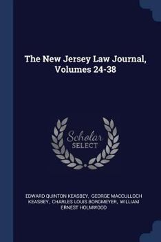 Paperback The New Jersey Law Journal, Volumes 24-38 Book