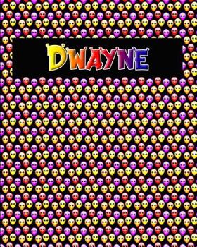 Paperback 120 Page Handwriting Practice Book with Colorful Alien Cover Dwayne: Primary Grades Handwriting Book