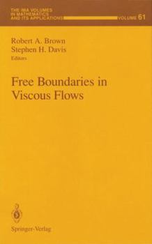 Paperback Free Boundaries in Viscous Flows Book