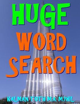 Paperback Huge Word Search: 133 Giant Print Themed Word Search Puzzles Book