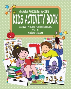 Paperback Kids Activity Book ( Activity Book For Preschool)- Vol.5 Book
