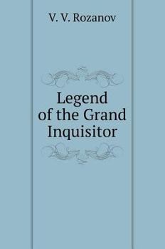 Hardcover Legend of the Grand Inquisitor [Russian] Book