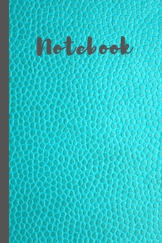 Paperback Notebook: Blue and Grey Textured notebook/Journal with 120 Lined Pages 6"x9" Book