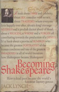 Hardcover Becoming Shakespeare Book