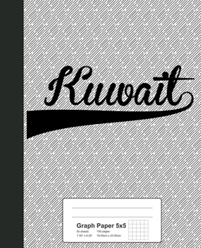 Paperback Graph Paper 5x5: KUWAIT Notebook Book