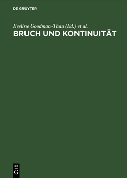 Hardcover Bruch und Kontinuität [German] Book