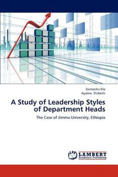 Paperback A Study of Leadership Styles of Department Heads Book