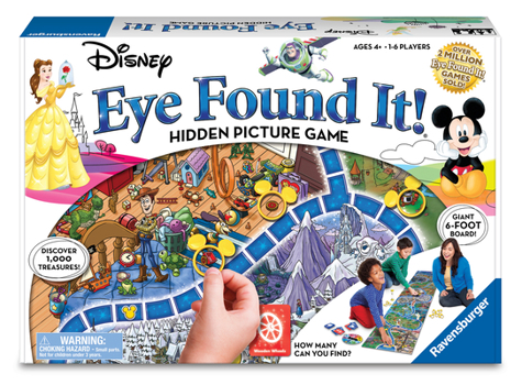 Ravensburger World of Disney Eye Found It! Board Game - Engaging Fun for Kids and Adults | Suitable for Ages 4 and Up | Promotes Critical Thinking Skills | Featuring Beloved Disney Characters