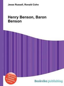 Paperback Henry Benson, Baron Benson Book