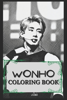 Paperback Wonho Coloring Book: Humoristic and Snarky Coloring Book Inspired By Wonho Book