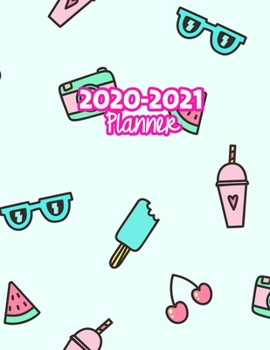 2020-2021 Planner: Two Year Calendar Organizer and Goal Journal | January 2020 - December 2021 Daily, Weekly and Monthly Planner Book with Back Sticker Expression Wall for 2 Years | Design Code 829904