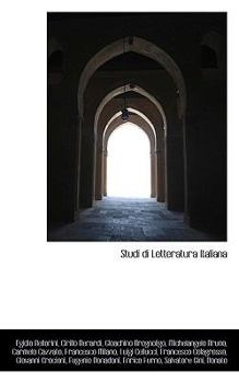 Paperback Studi Di Letteratura Italiana Book