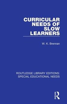 Paperback Curricular Needs of Slow Learners Book