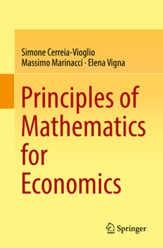 Paperback Principles of Mathematics for Economics Book