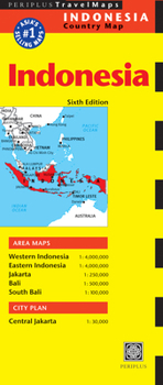 Loose Leaf Indonesia Travel Map Sixth Edition Book