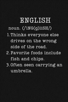 English: British Gifts - Small Lined Writing Journal or Notebook (Card Alternative) (Definition, Humor)