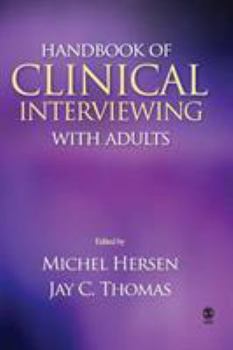 Hardcover Handbook of Clinical Interviewing with Adults Book