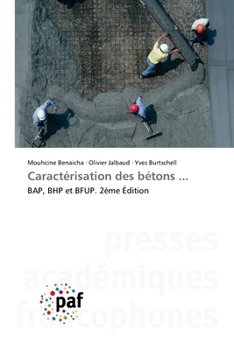 Paperback Caractérisation des bétons ... (French Edition) [French] Book