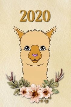 2020: Lama  Kalender - Wochenkalender - Zielsetzung - Zeitmanagement - Produktivität - Terminplaner - Terminkalender  +12 Seiten Arbeitszeitennachweis ... für Notizen und Skizzen (German Edition)