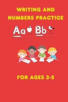 Paperback Writing and Numbers Practice ages 3-5 Book