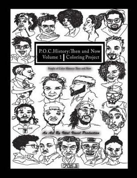 Paperback P.O.C.History: Then and Now Coloring Project, Volume 1 Book