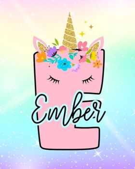 Ember: Girls Unicorn Journal to Write In Personalized Journal