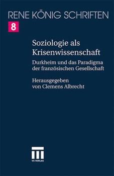 Hardcover Emile Durkheim: Zur Bestimmung Der Franz?sischen Soziologie in Deutschland [German] Book