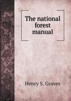 Paperback The national forest manual Book