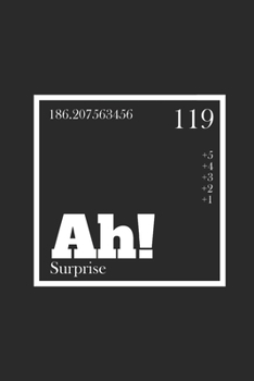 Paperback Ah! Surprise: Blank Lined Notebook (6" x 9" - 120 pages) Science Themed Notebook for Gift / Daily Activity Journals / Diary Book