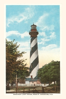 Paperback Vintage Journal Anastasia Lighthouse, St. Augustine, Florida Book