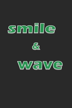 Paperback smile & wave: Notizbuch Geschenk-Idee Karo A5 120 Seiten Book