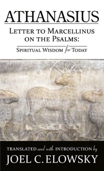 Paperback Letter to Marcellinus on the Psalms Book