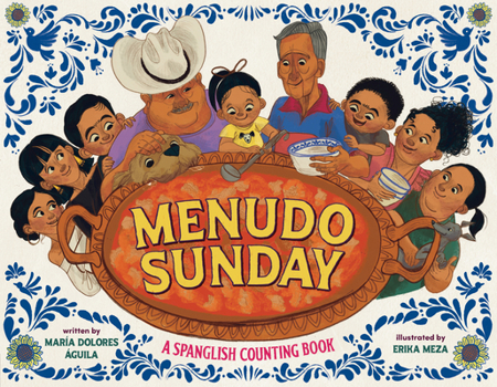 Hardcover Menudo Sunday: A Spanglish Counting Book